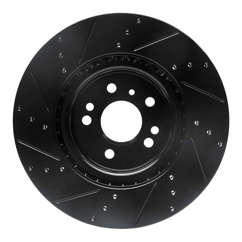 R1 Concepts — R1 12-18 Mercedes-Benz ML350 Front Right Drilled & Slotted Black Brake Rotor
R1 Brake Rotor Drill - view 5
