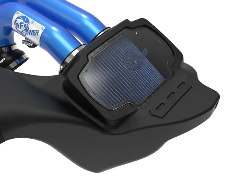 aFe — aFe 21-22 Ford F-150 Raptor V6-3.5L(tt) Momentum XP Cold Air Intake System - Blue w/ Pro 5R Filter
Momentum XP Intake - view 6