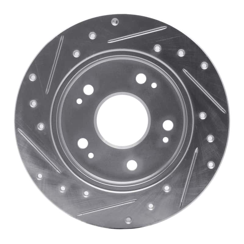 R1 Concepts — R1 06-15 Honda Civic Si Rear Right Drilled & Slotted Silver Brake Rotor
R1 Brake Rotor Drill - view 5
