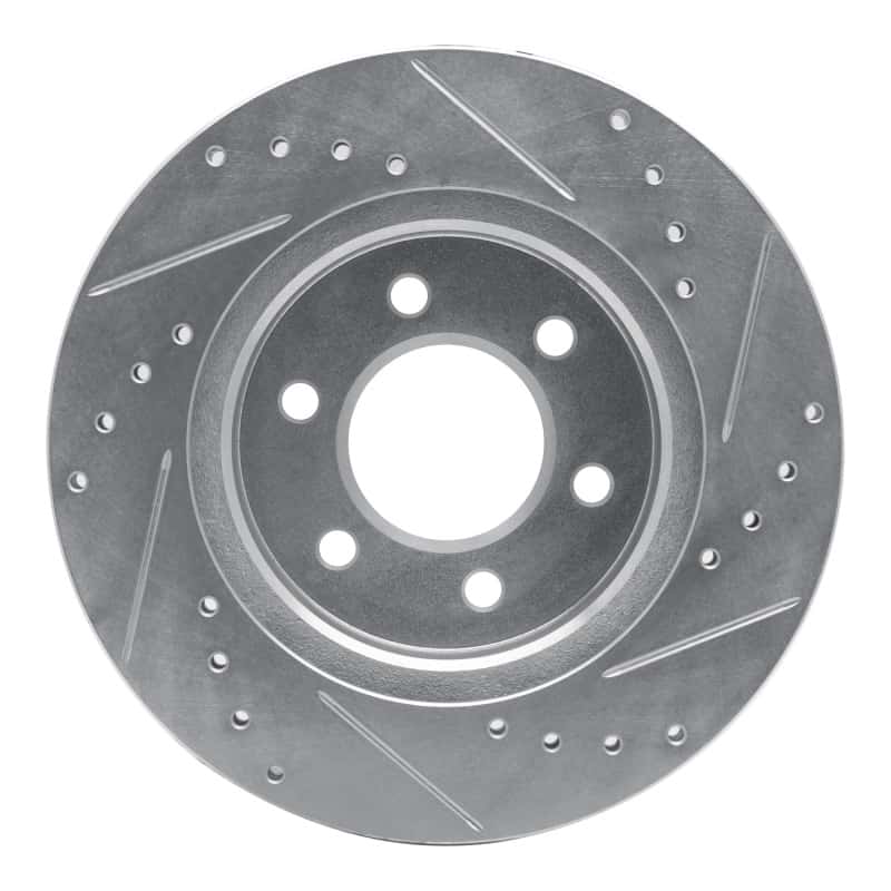 R1 Concepts — R1 91-96 Dodge Dakota 4WD Front Left Drilled & Slotted Silver Brake Rotor
R1 Brake Rotor Drill - view 5