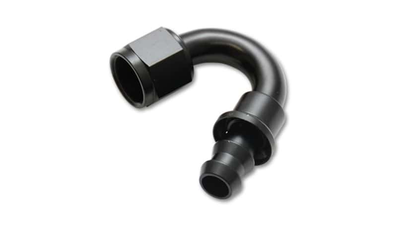 Vibrant — Vibrant -6AN Push-On 150 Degree Hose End Fitting
6AN150DegPushOnHsEnd
-6AN150DegPush-OnFtg
AN Fitting - view 1
