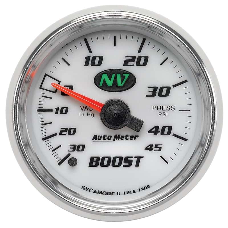 AutoMeter — Autometer 52mm Mechanical 30 In Hg-Vac/45 PSI Vacuum / Boost Gauge
2-1/16" BOOST-VAC, 3 - view 1