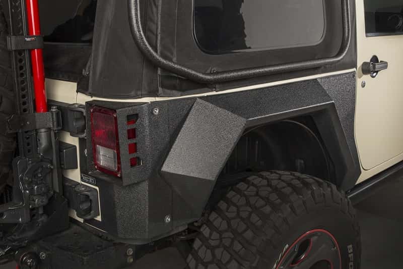 Rugged Ridge — Rugged Ridge XHD Rear Armor Fenders Pair 2 Dr 07-18 Jeep Wrangler JK
OFFROAD_ARMOR
Fender - view 2