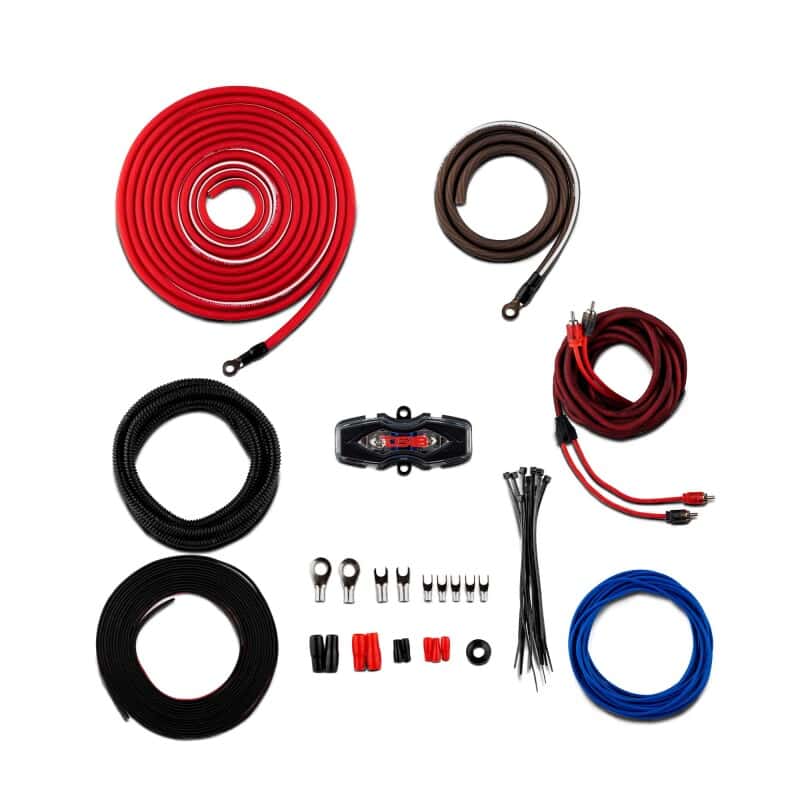 DS18 — DS18 4-GA Amplifier Install Kit- Red - view 5