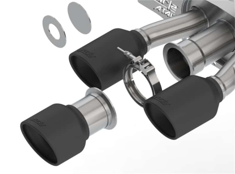 Borla — Borla 17-18 Honda Civic Type-R FK8 ATAK Cat-Back Exhaust w/ Ceramic Black Tips
Cat-Back System - view 3