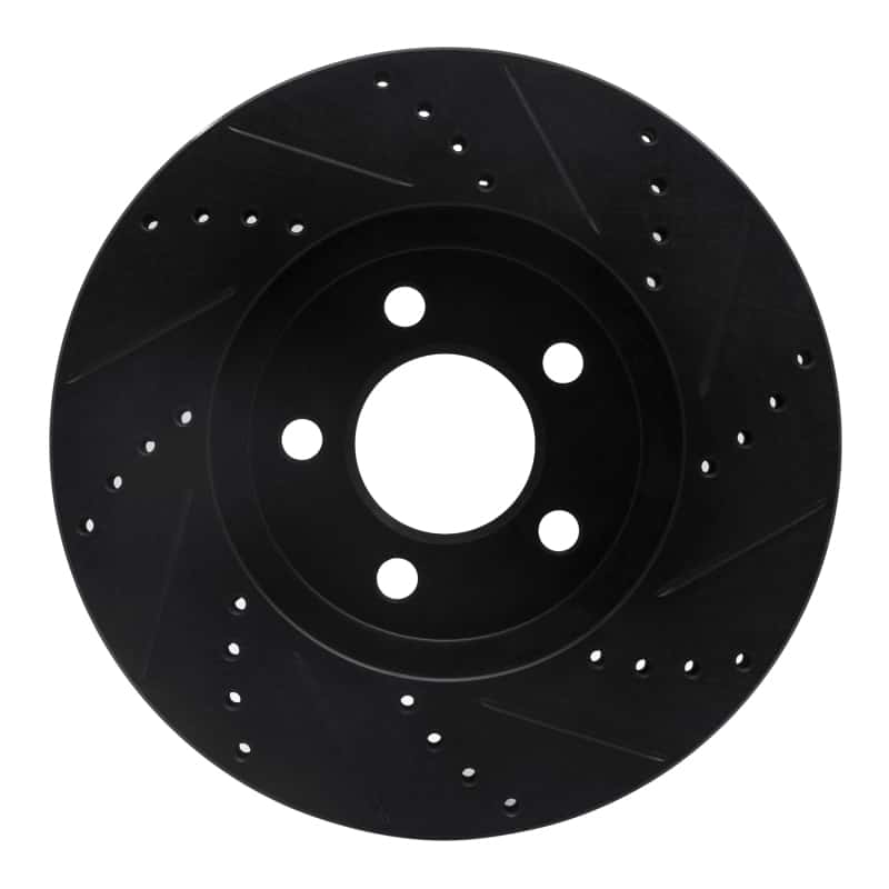 R1 Concepts — R1 03-11 Ford Crown Victoria Front Left Drilled & Slotted Black Brake Rotor
R1 Brake Rotor Drill - view 5