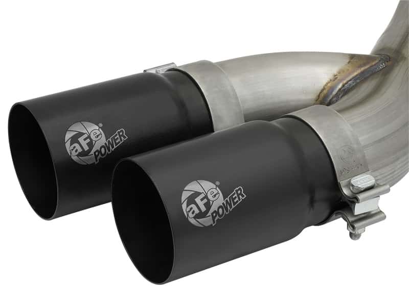 aFe — aFe Rebel Series 3-1/2in 409 SS Cat-Back Exhaust System w/Black Tip RAM 2500/3500 14-17 V8 6.4L
Rebel Series Exhaust - view 5