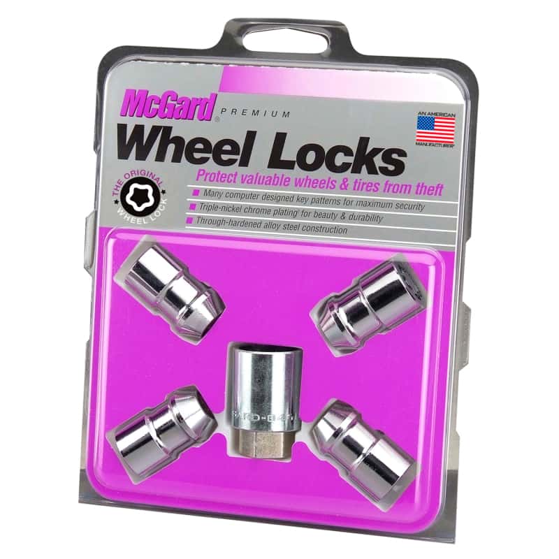 McGard — McGard Wheel Lock Nut Set - 4pk. (Cone Seat) 7/16-20 / 3/4 Hex / 1.46in. Length - Chrome - view 5
