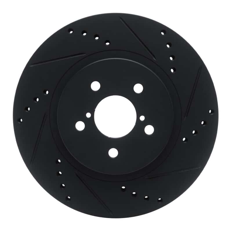 R1 Concepts — R1 17-23 Subaru Impreza Front Right Drilled & Slotted Black Brake Rotor
R1 Brake Rotor Drill - view 1