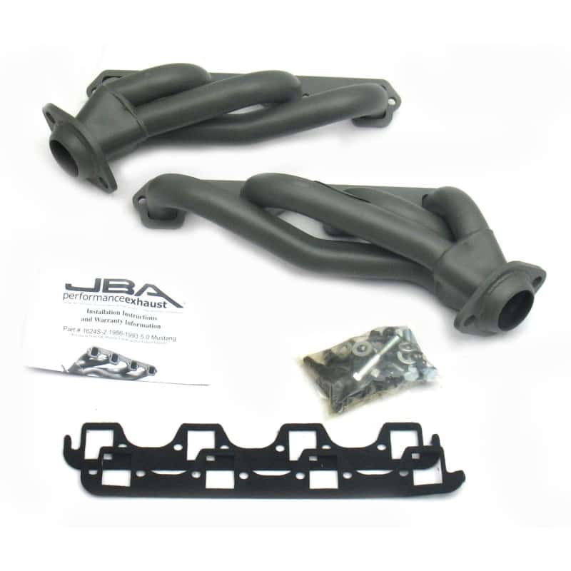 JBA — JBA 86-93 Ford Mustang 5.0L SBF 1-5/8in Primary Ti Ctd Cat4Ward Header
Exhaust Header - view 2
