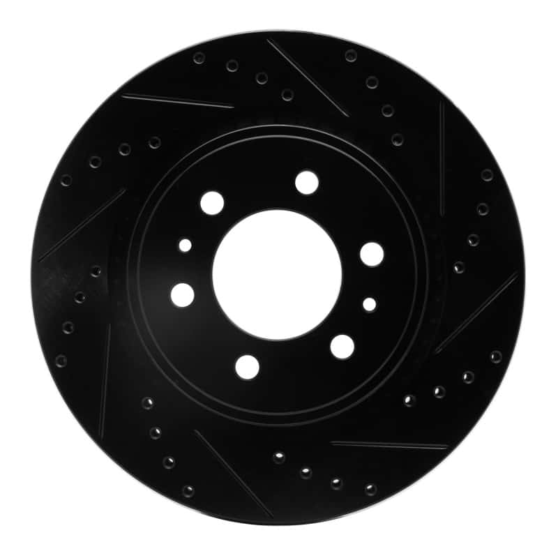 R1 Concepts — R1 07-21 Ford Expedition Front Right Drilled & Slotted Black Brake Rotor
R1 Brake Rotor Drill - view 1