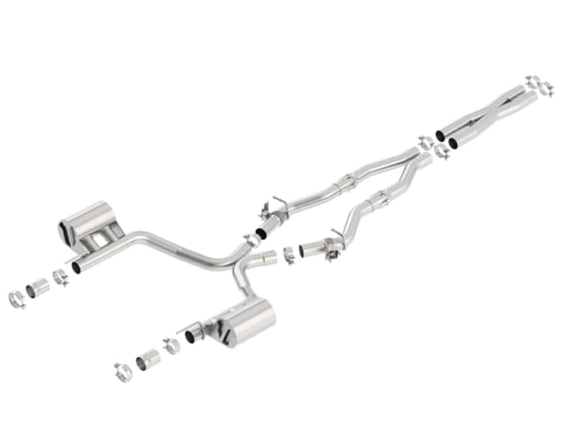 Borla — Borla 16-17 Dodge Challenger R/T 5.7L MT/AT ATAK Catback Exhaust (w/MDS Valves ONLY)
Cat-Back System - view 2