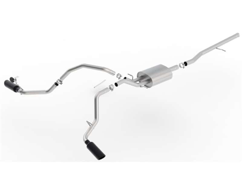 Borla — Borla 14-18 Chevrolet Silverado 1500 AT/MT 4DR SS S-Type Catback Exhaust Black Chrome Tip
Cat-Back System - view 1