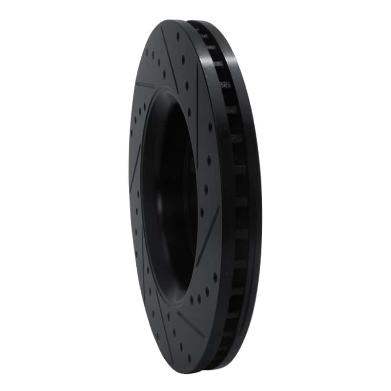 R1 Concepts — R1 11-22 Dodge Durango Front Left Drilled & Slotted Black Brake Rotor
R1 Brake Rotor Drill - view 4