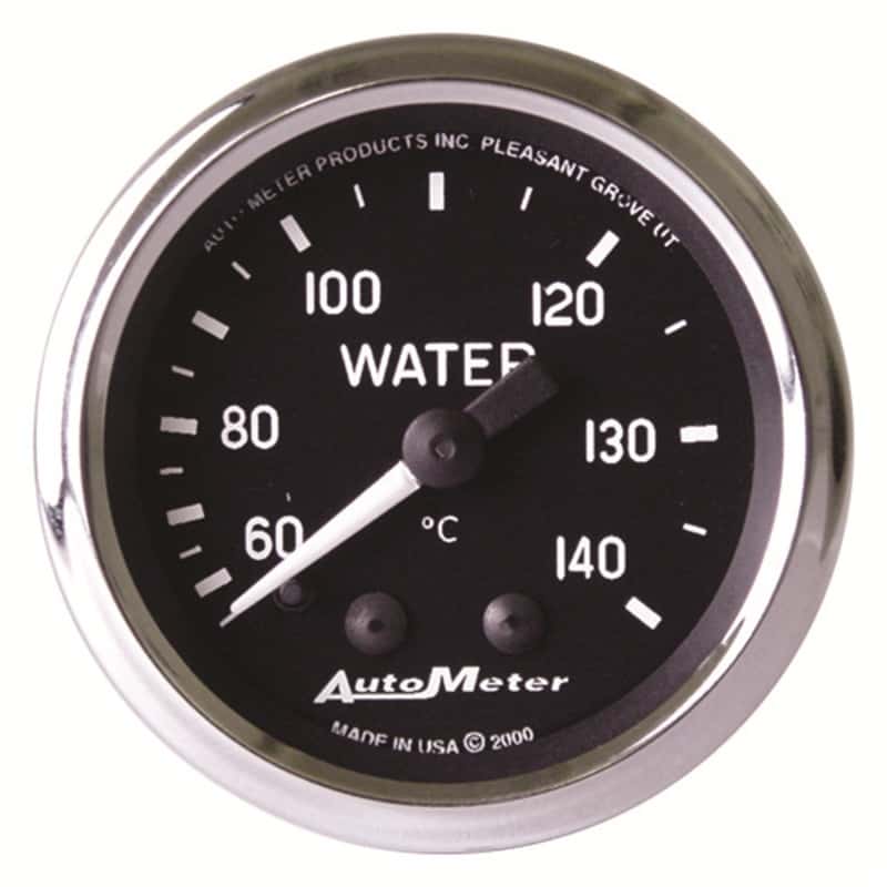 AutoMeter — Autometer Cobra 2-1/16 inch 60-140 Deg Celsius Mechanical Water Temperature Gauge
2" WTEMP 140C COBRA - view 1