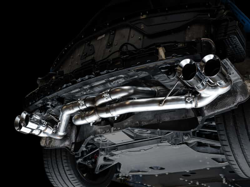AWE Tuning — AWE Tuning 2020 Chevrolet Corvette (C8) Track Edition Exhaust - Quad Chrome Silver Tips
Track Exhaust - view 8