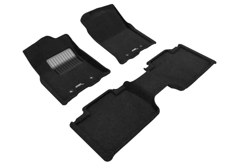 3D MAXpider — 3D MAXpider 18-21 Toyota Tacoma Access Cab Elegant Black R1 R2 (R2 With Seats)
Floor Mat Set - view 1