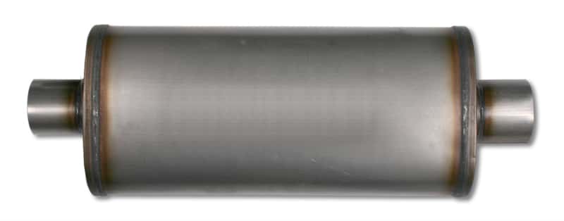 Diamond Eye Performance — Diamond Eye Muffler 3-1/2in SGL IN/SGL OUT 22in BODY 28in OVERALL OVAL
MUFFLER; 3.5in.; S/S - view 4