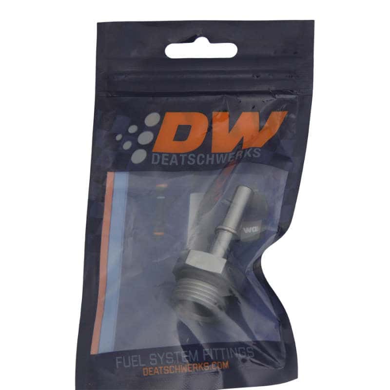 DeatschWerks — DeatschWerks 10AN ORB Male to 5/16in Male EFI Quick Connect Adapter - Anodized DW Titanium
Lines & Fittings - view 2
