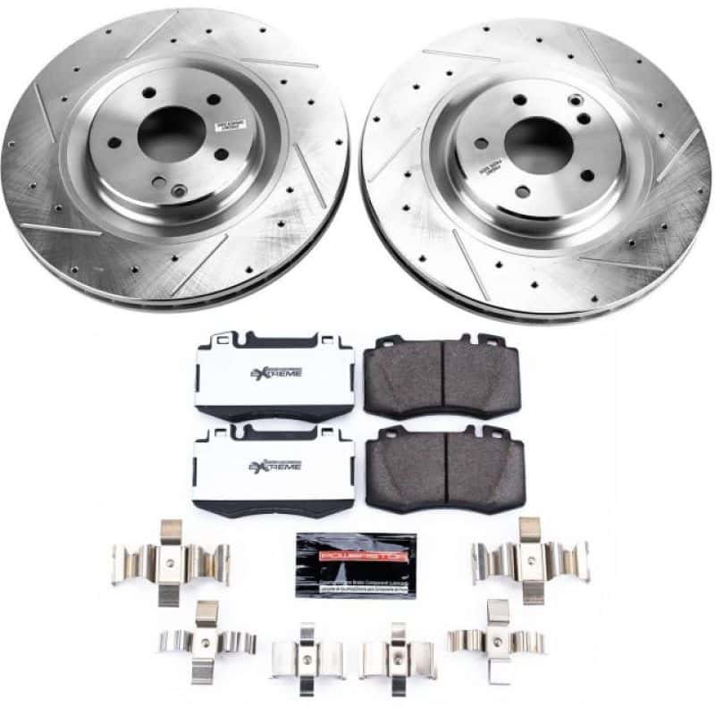 PowerStop — Power Stop 02-04 Mercedes-Benz C32 AMG Front Z26 Street Warrior Brake Kit - view 1