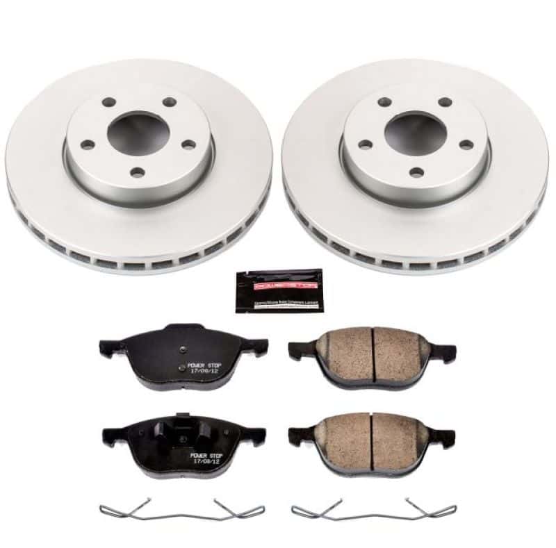 PowerStop — Power Stop 13-18 Ford C-Max Front Z17 Evolution Geomet Coated Brake Kit - view 1