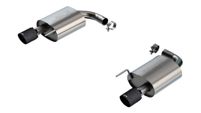 Borla — Borla 2024 Ford Mustang GT 5.0L V8 w/o Active Exhaust S-Type Axle-Back Exhaust System - Carbon Fiber
Axle-Back System - view 1