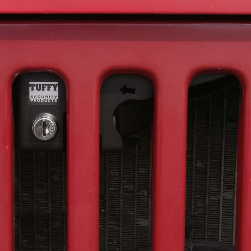 Tuffy Products — Tuffy 1987-1995 Yj Wrangler Yj Hood Lock 01 Black For - view 1