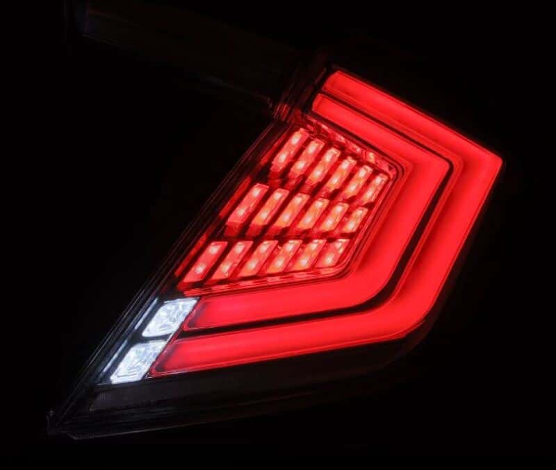 AlphaRex — AlphaRex 16-21 Honda Civic Hatchback / Type-R FK8 Nova-Series LED Tail Lights (Pair) - Clear
Taillight Assembly - view 6