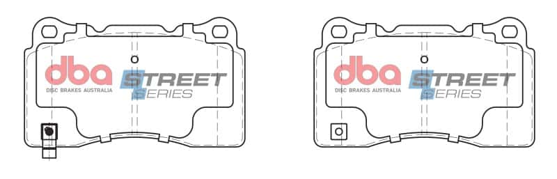 DBA — DBA 05-06 Ford GT Rear Street Series Brake Pads
Brake Pad - view 2