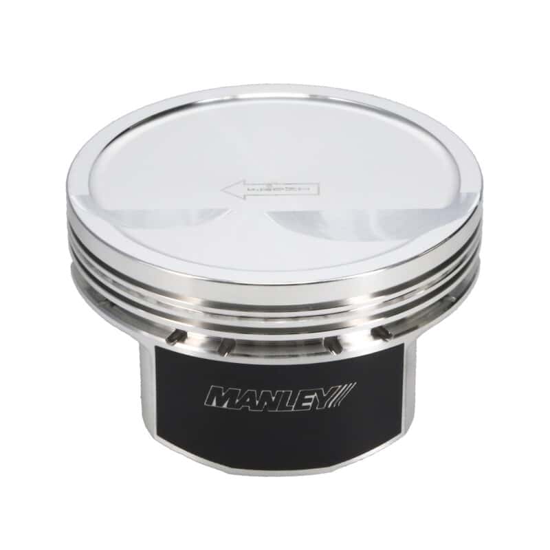Manley Performance — Manley Small Block Chevy LS Series 4.030in Bore 1.115in CD 10cc Dish Platinum Series Pistons - E/D
Piston Set - view 3