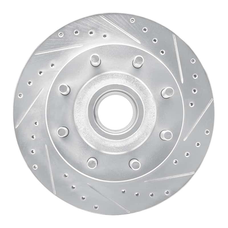 R1 Concepts — R1 95-04 Ford E-350 Econoline Front Right Drilled & Slotted Silver Brake Rotor
R1 Brake Rotor Drill - view 1