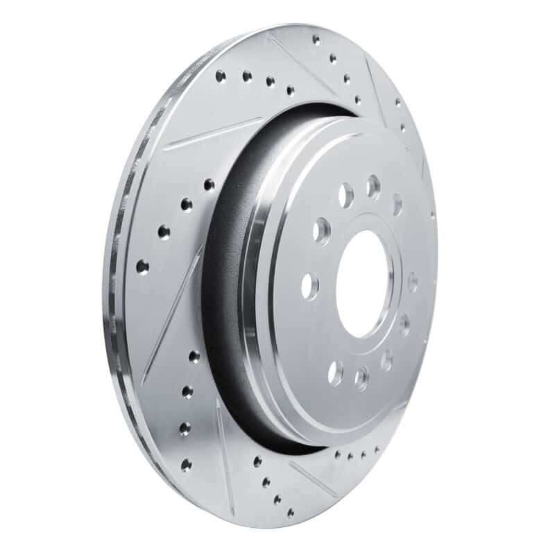 R1 Concepts — R1 21-25 Jeep Grand Wagoneer Rear Right Drilled & Slotted Silver Brake Rotor - view 2