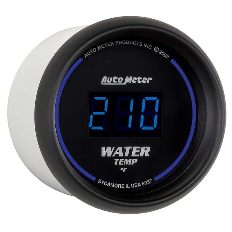 AutoMeter — Autometer Cobalt Digital 52.4mm Black 0-300 deg F Water Temperature Gauge
GA 2" WTEMP 340F CBD - view 6