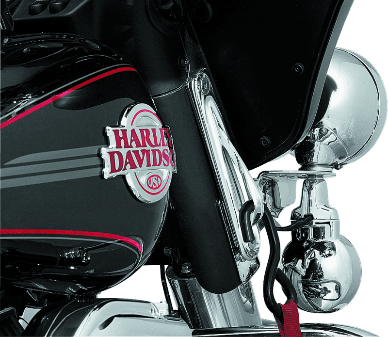 Kuryakyn — Kuryakyn Custom Teardrop Tie-Down Brackets 83-13 Touring Chrome - view 1