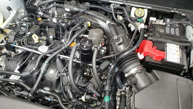 J&L — J&L 19-24 Ford/Lincoln SUV & Trucks w 2.0 EcoBoost Driver Side Oil Separator 3.0 - Black Ano
Oil Separator - view 4