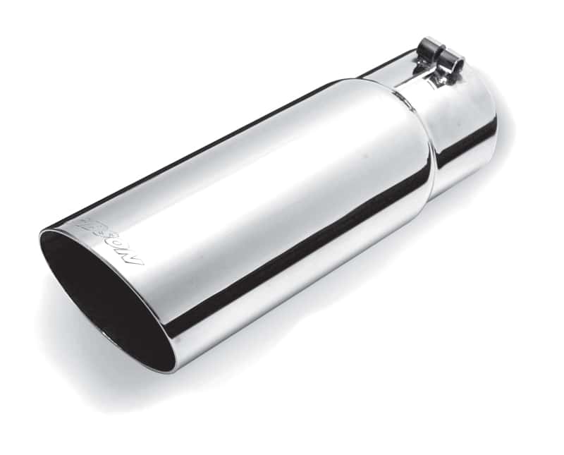 Gibson — Gibson Round Single Wall Angle-Cut Tip - 5in OD/4in Inlet/12in Length - Stainless
Exhaust Tip - view 1