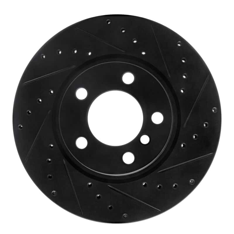 R1 Concepts — R1 11-16 Mini Cooper Paceman Front Right Drilled & Slotted Black Brake Rotor
R1 Brake Rotor Drill - view 1