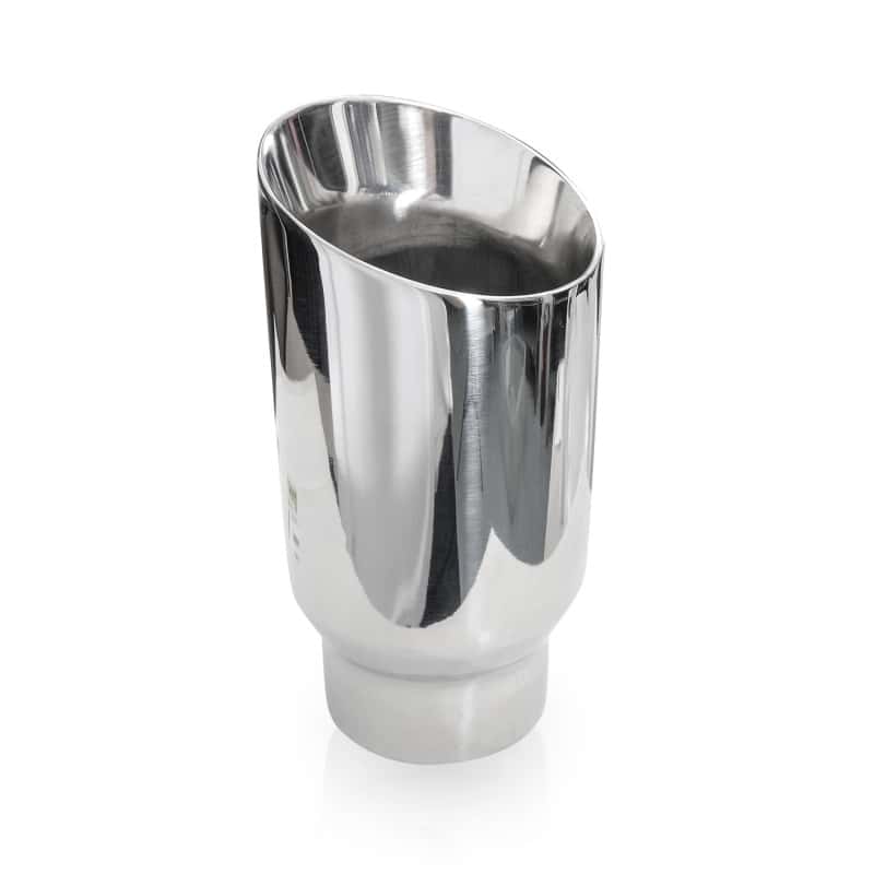 Stainless Works — Stainless Works Conical Double Wall Slash Cut Exhaust Tip - 4in Body 3in Inlet - view 3