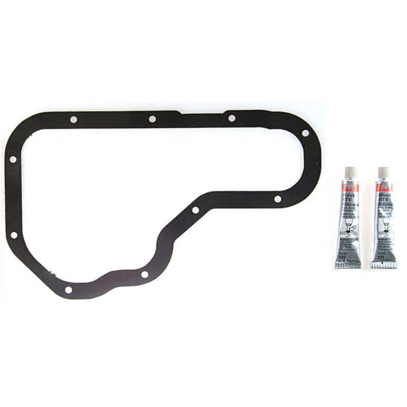 Fel-Pro — Fel-Pro Mitsubishi Montero OS 30727 Engine Oil Pan Gasket Set High-Temperature Rubber-Coated Fiber - view 1