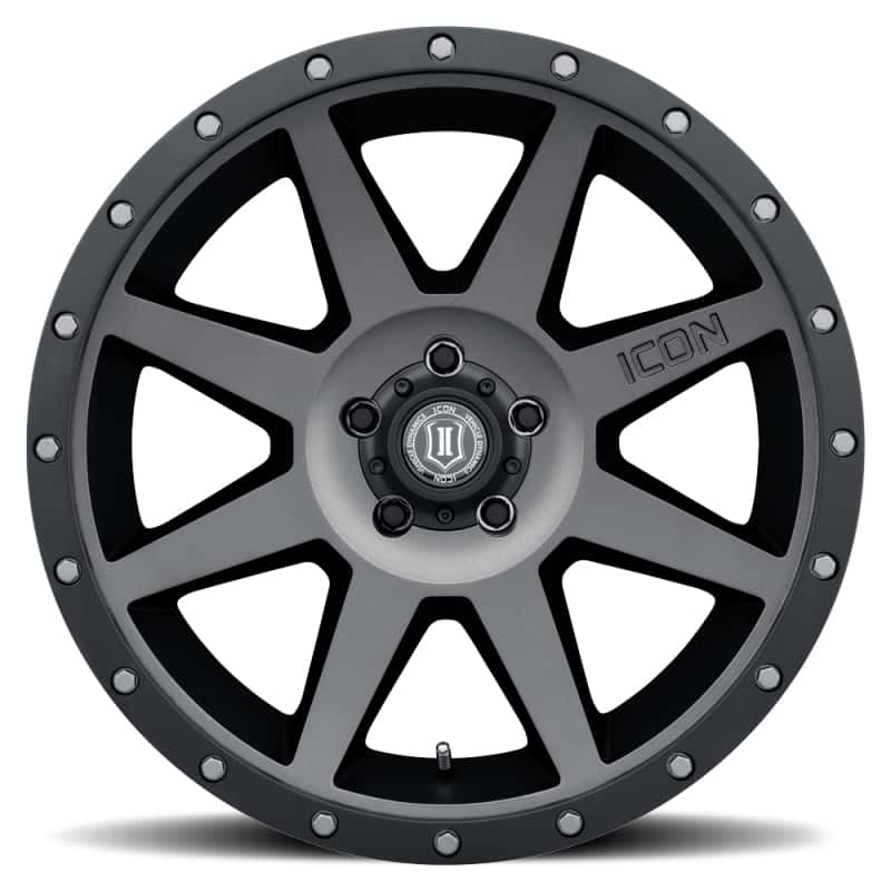 ICON — ICON Rebound 20x9 6x5.5 0mm Offset 5in BS Titanium Wheel
REBOUND WHEEL - view 2