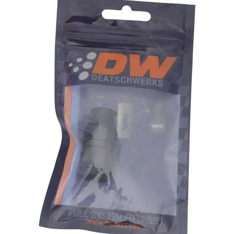 DeatschWerks — DeatschWerks 6AN Female Swivel Straight Hose End PTFE (Incl 1 Olive Insert) - Anodized Matte Black
Lines & Fittings - view 2