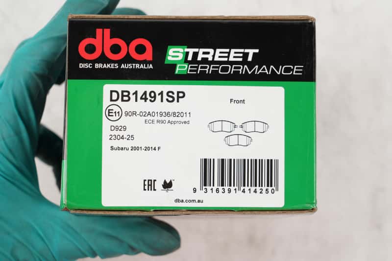 DBA — DBA 03-05 Subaru WRX / 08 Subaru WRX SP500 Front Brake Pads
Brake Pad - view 3