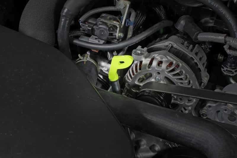 Perrin Performance — PERRIN 15-25 Subaru WRX & 13-26 BRZ/FR-S/86/GR86 Dipstick Handle P Style - Neon Yellow - view 5