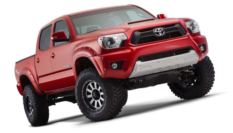 Bushwacker — Bushwacker 12-15 Toyota Tacoma Fleetside Pocket Style Flares 4pc 73.5in Bed - Black
FF Pocket Style 4Pc - view 4