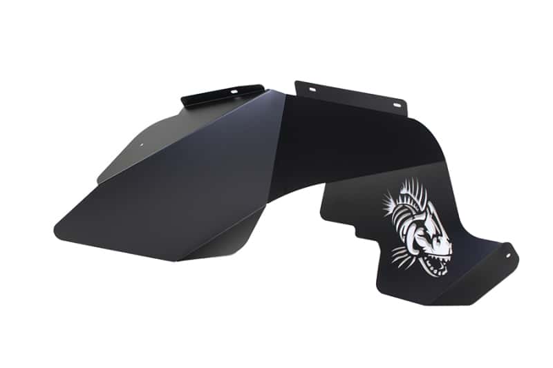 Fishbone Offroad — Fishbone Offroad 07-18 Jeep Wrangler JK Logo Aluminum Inner Fenders - Black Powdercoat - view 6