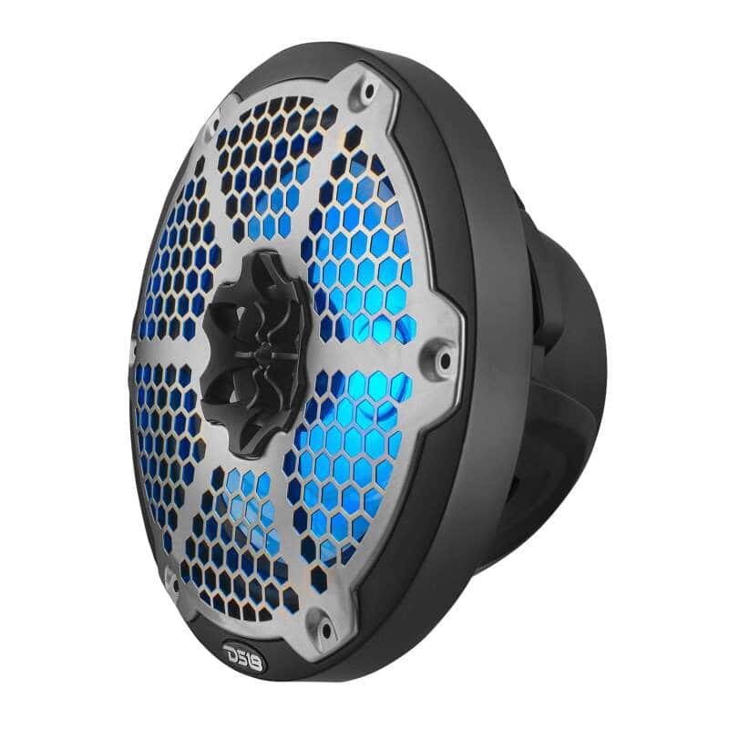 DS18 — DS18 NXL-M Series Speaker w/ RGB LED Lights 8in 2-Way 125 Watts RMS 4 ohm Black - view 5