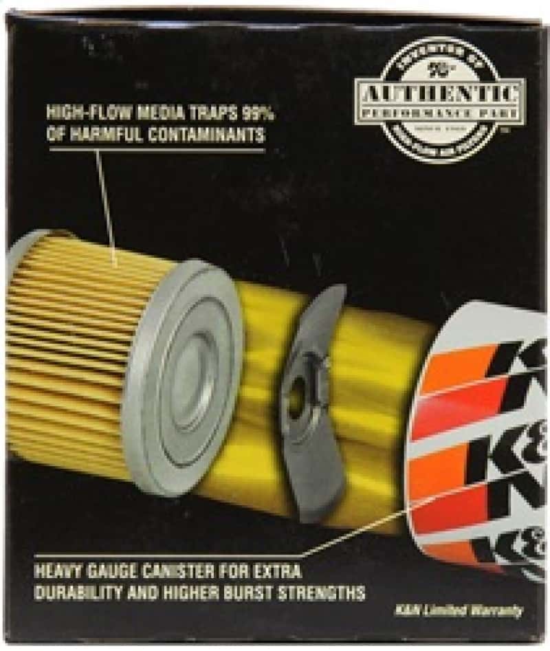 K&N Engineering — K&N 87-92 Supra Non-Turbo / 99-04 Grand Cherokee 4.0 Performance Gold Oil Filter - view 8