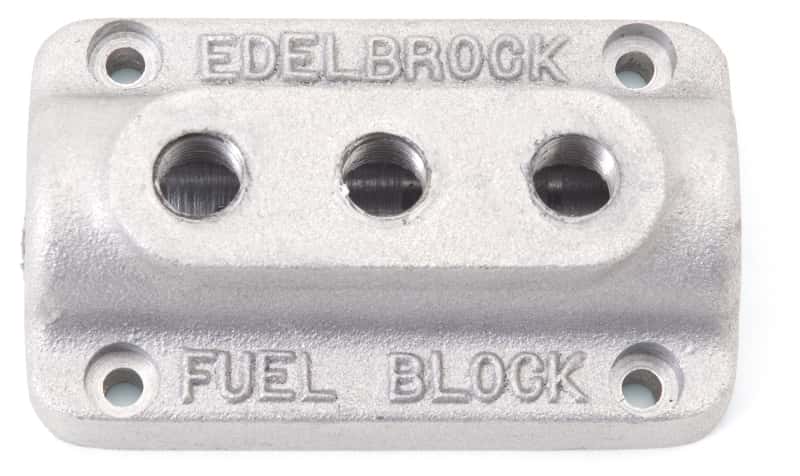 Edelbrock — Edelbrock Fuel Block Triple As Cast
CARB COMPONENTS - view 1