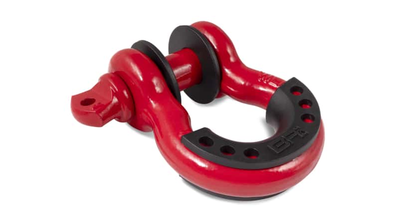 Body Armor 4x4 — Body Armor 4x4 3/4in Red D-Ring with Black Isolators Single
D-Ring - view 1