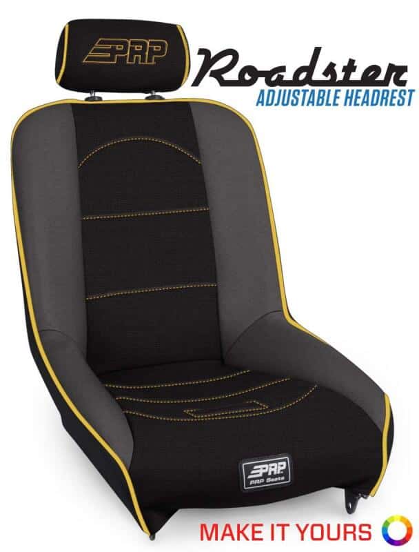 PRP Seats — PRP Roadster Low Back Suspension Seat - view 3